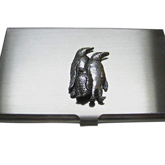 Penguin Gift Card Holder – Annette Family of Penguins Business Card Holder